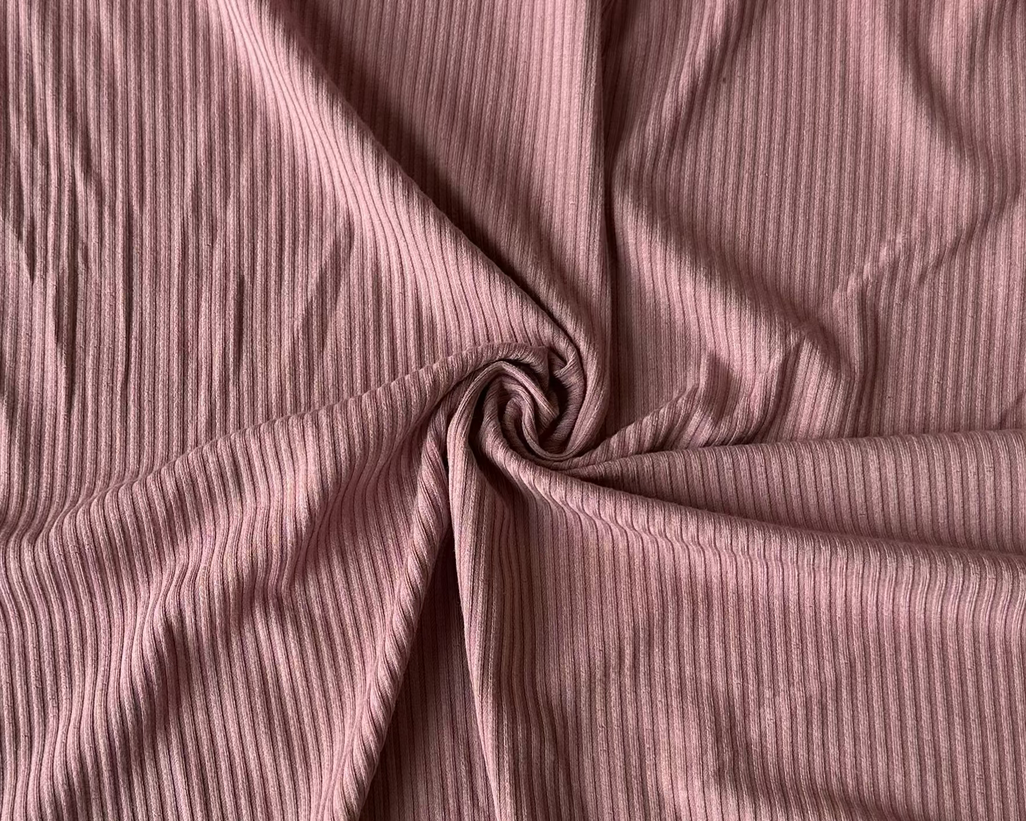 Tricot côtelé - Vieux rose