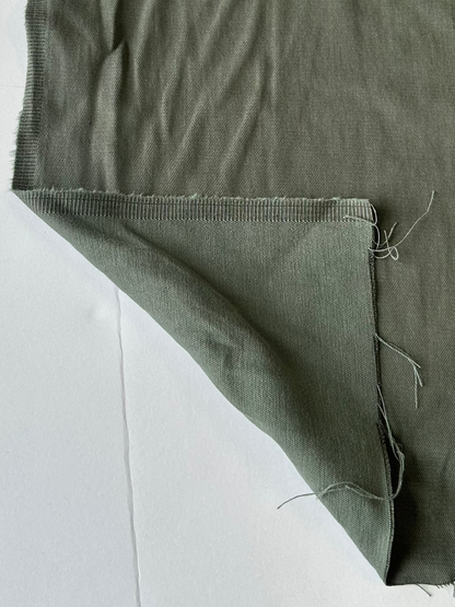 Sergé coton/tencel - Vert