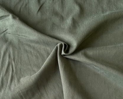 Sergé coton/tencel - Vert