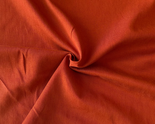 Sergé coton/tencel - Paprika