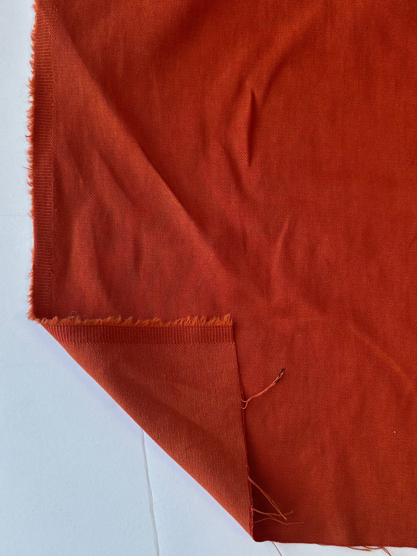 Sergé coton/tencel - Paprika