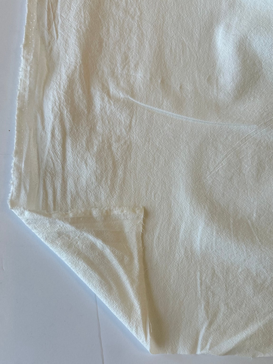 Coton sandwash - Blanc