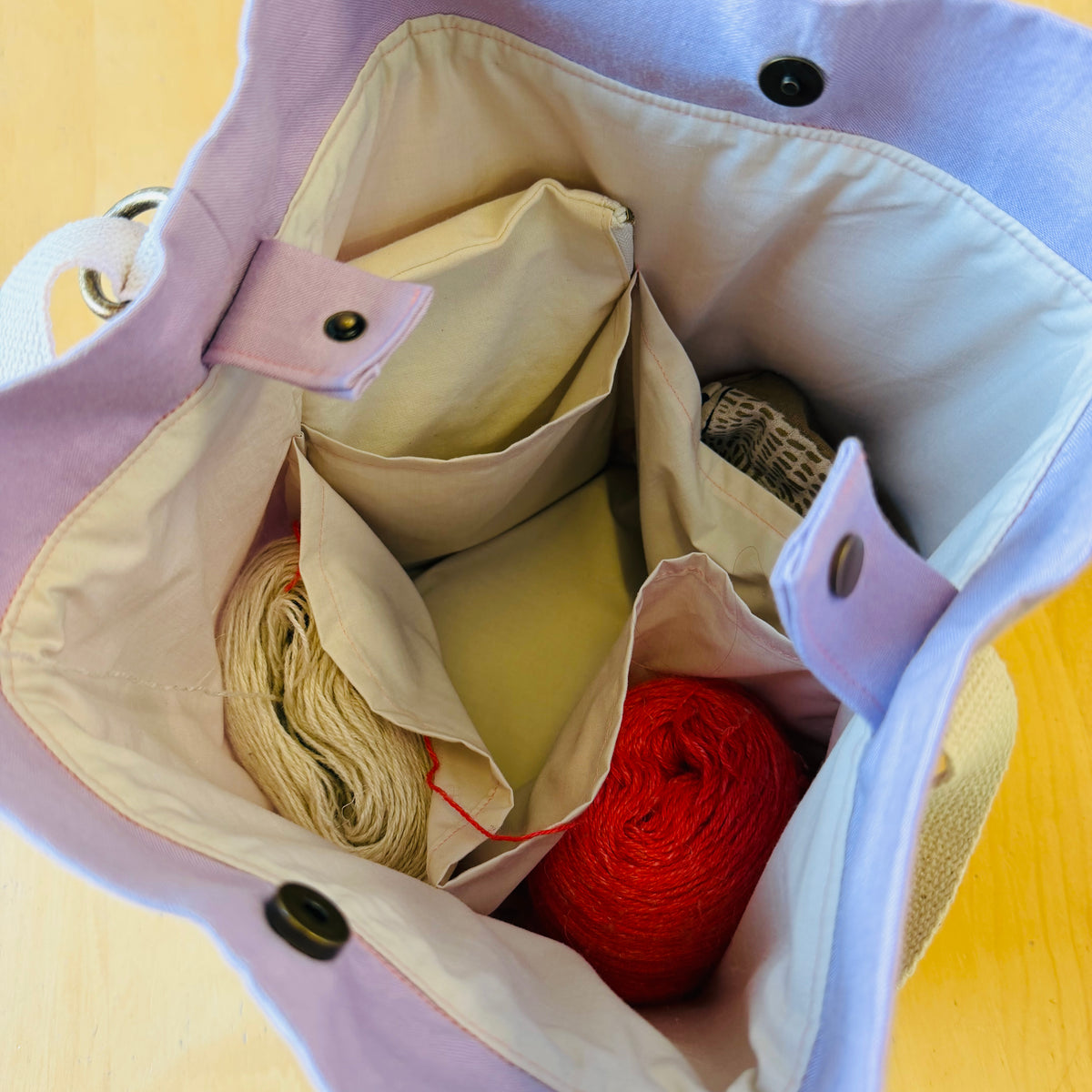 The Bucket Bag - Project Bag - Paper pattern