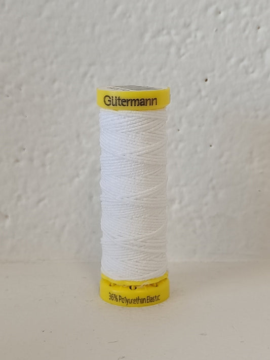 Fil élastique 10m - blanc GÜTERMANN