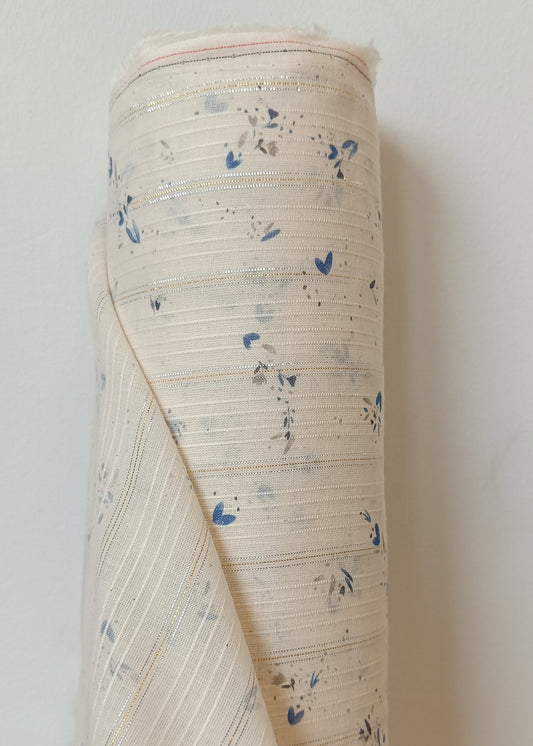 Amber Printed Veil - Ivory