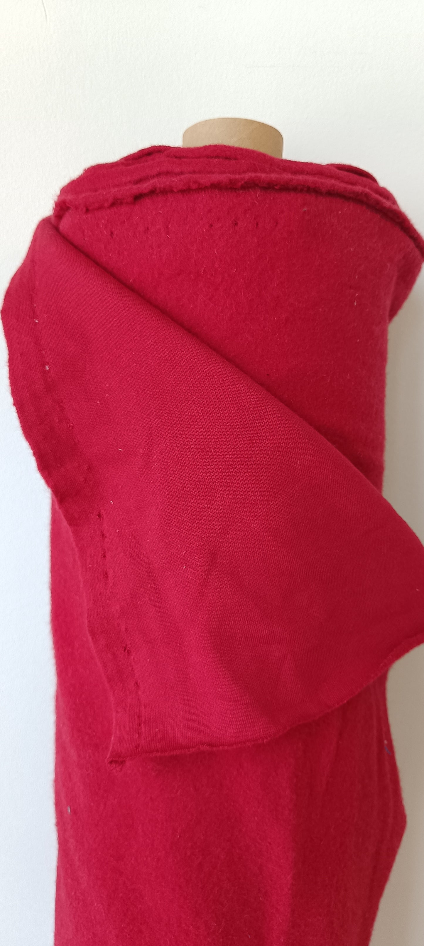Coton ouaté - Rouge Cerise