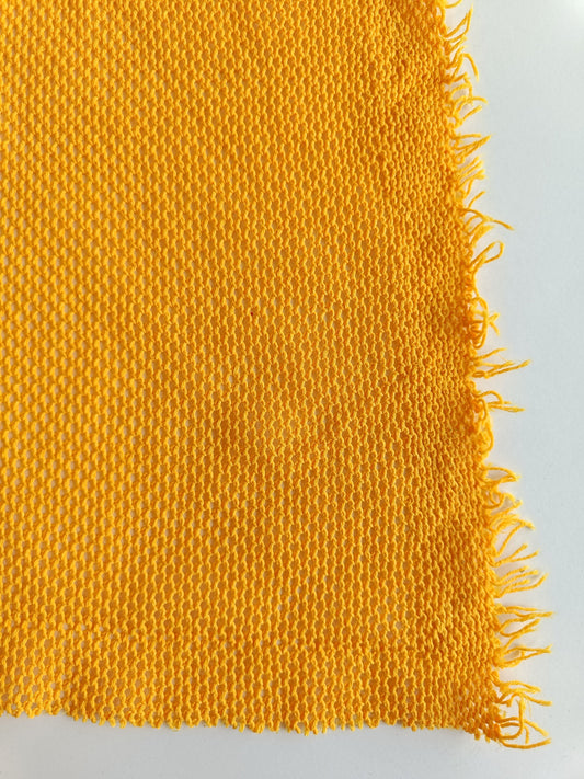 Tissu à maillot - Par dessus en Mesh - Jaune