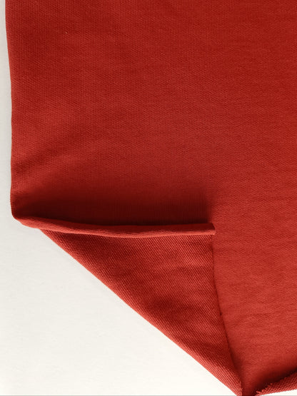 French Terry léger - Rouille