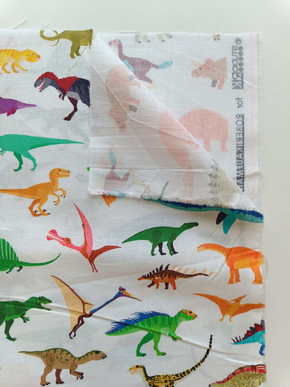 Coton à courtepointe - Dinosaures