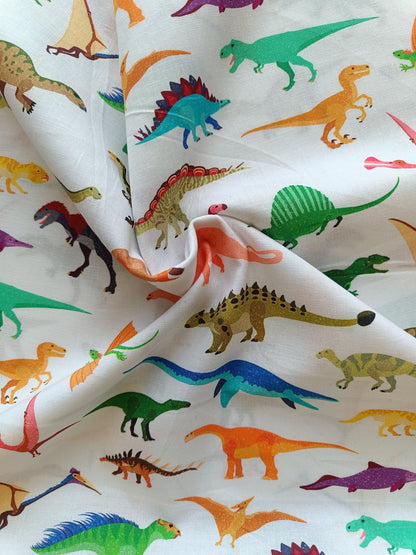Coton à courtepointe - Dinosaures