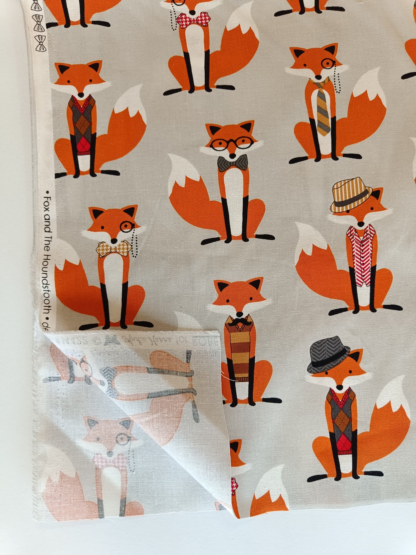 Coton à courtepointe - Renards