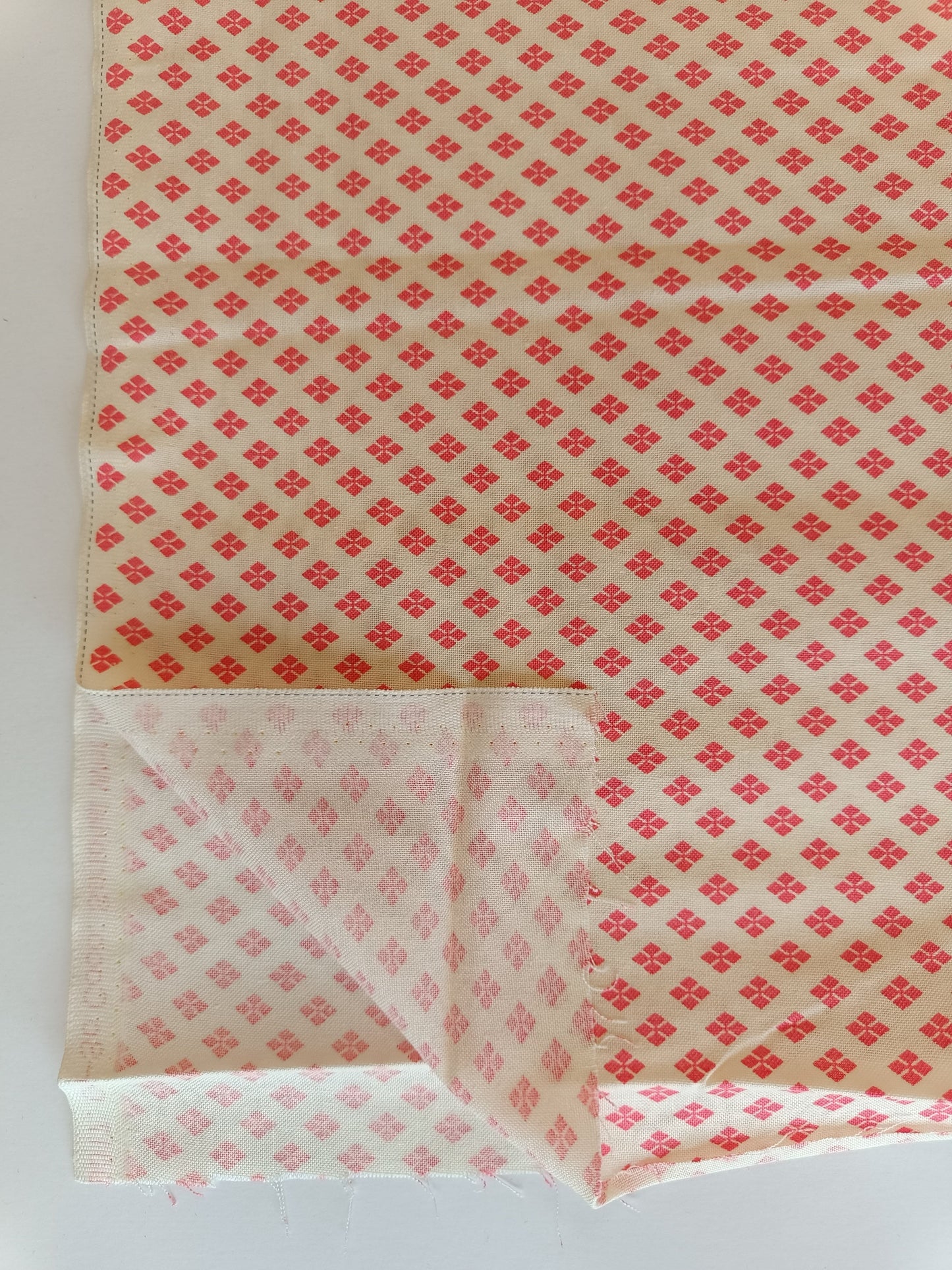 Coton à courtepointe - Losanges fuchsia