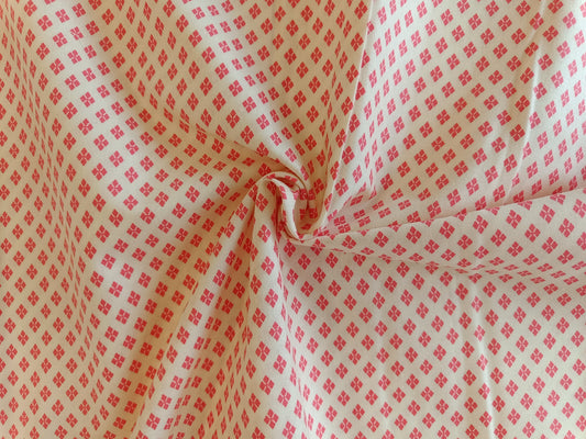 Coton à courtepointe - Losanges fuchsia