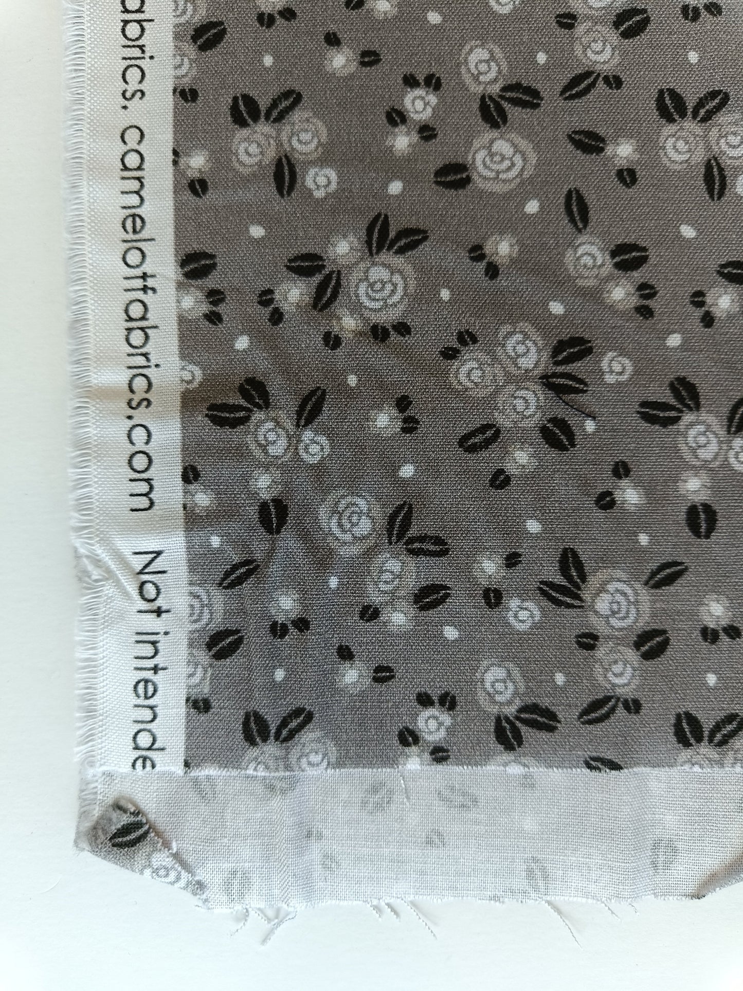 Coton à courtepointe - Rosettes grises