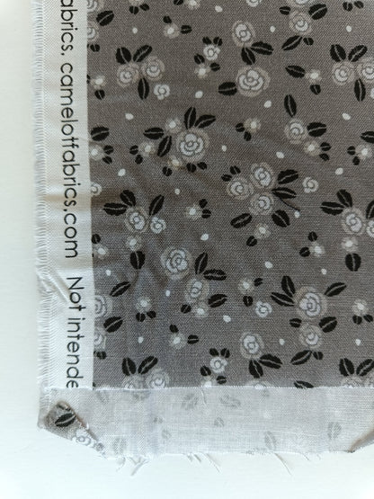 Coton à courtepointe - Rosettes grises