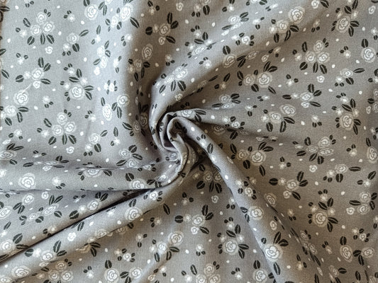 Coton à courtepointe - Rosettes grises