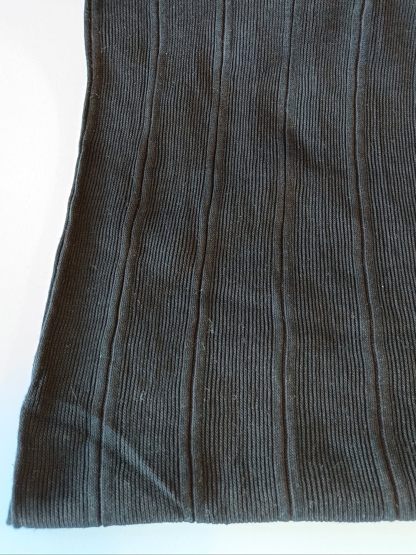 Tricot côtelé tubulaire - Noir