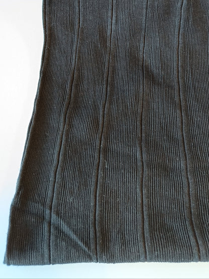 Tricot côtelé tubulaire - Noir