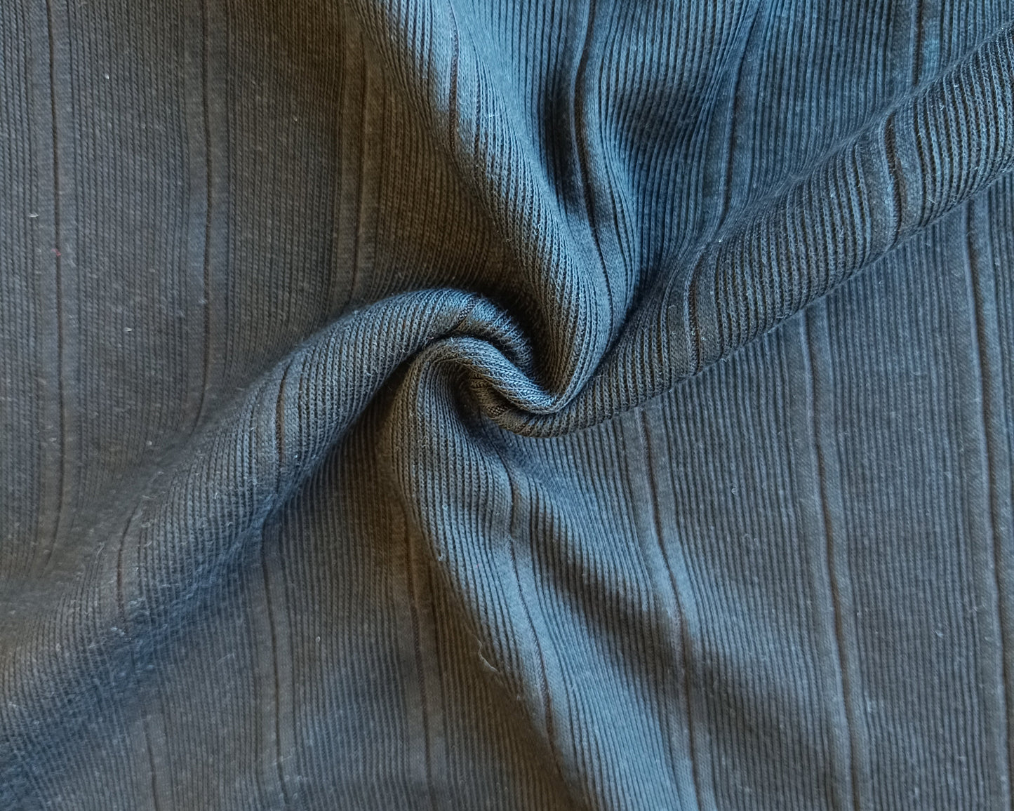 Tricot côtelé tubulaire - Noir