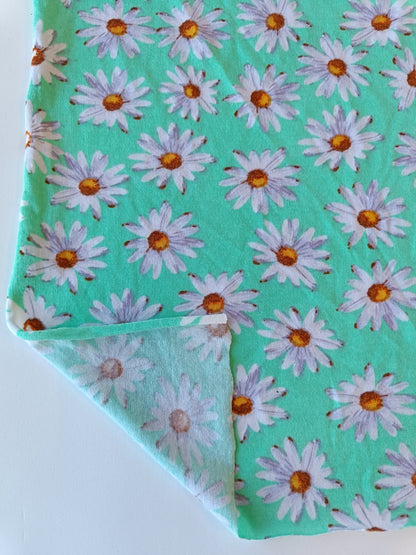 Jersey marguerites - Turquoise