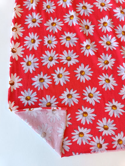 Jersey marguerites - Rouge