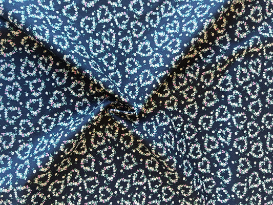 Coton à courtepointe - Coeurs fleuris