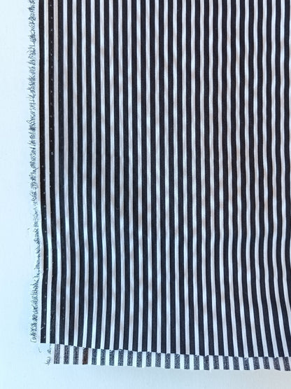 Toile - Rayures noir et blanc