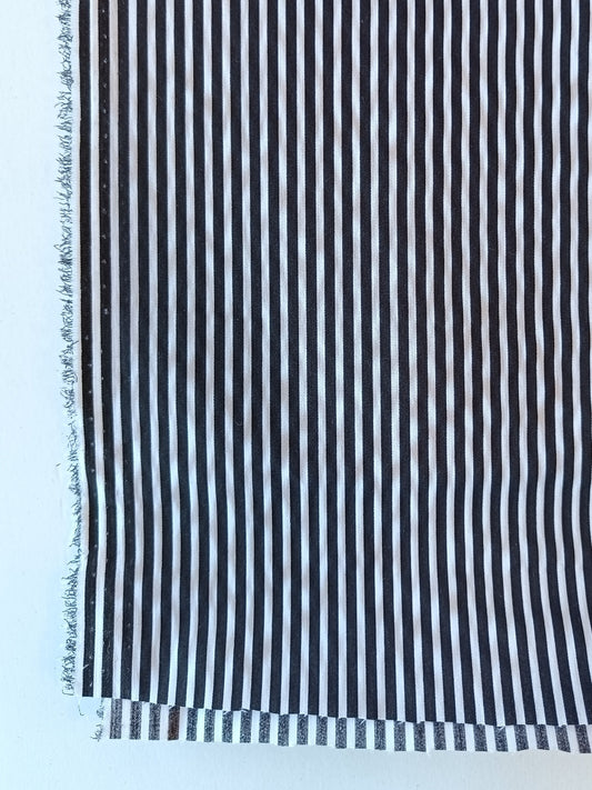 Toile - Rayures noir et blanc