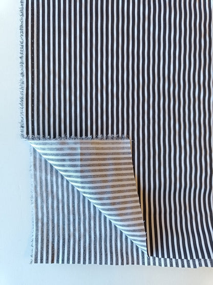 Toile - Rayures noir et blanc