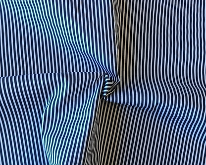 Toile - Rayures noir et blanc