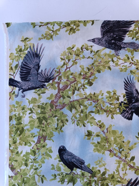 Coton à courtepointe - Corbeaux