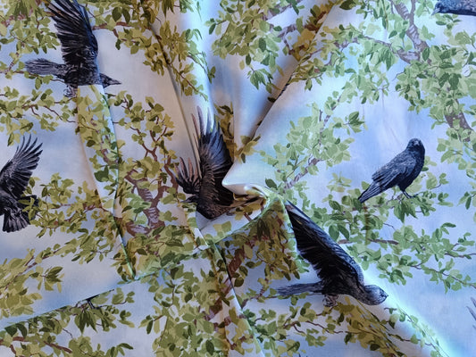 Coton à courtepointe - Corbeaux