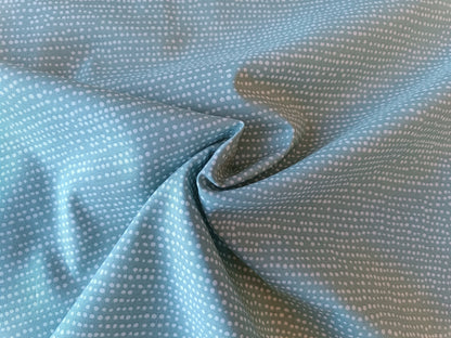 Coton à courtepointe - Vert à petits points