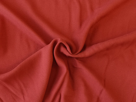 Crêpe de viscose - Terracotta