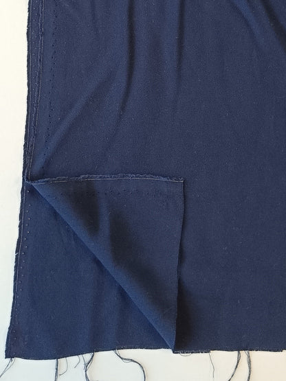 Crêpe de viscose - Bleu marine