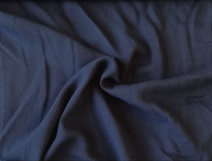 Crêpe de viscose - Bleu marine
