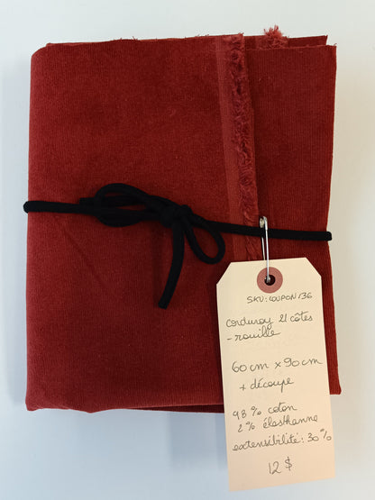 Corduroy 21 côtes - Coupon #136