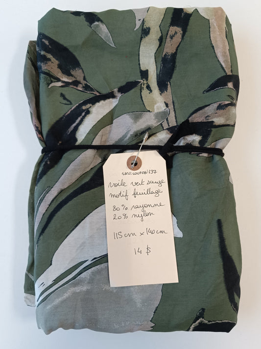 Voile de rayonne - Coupon #137