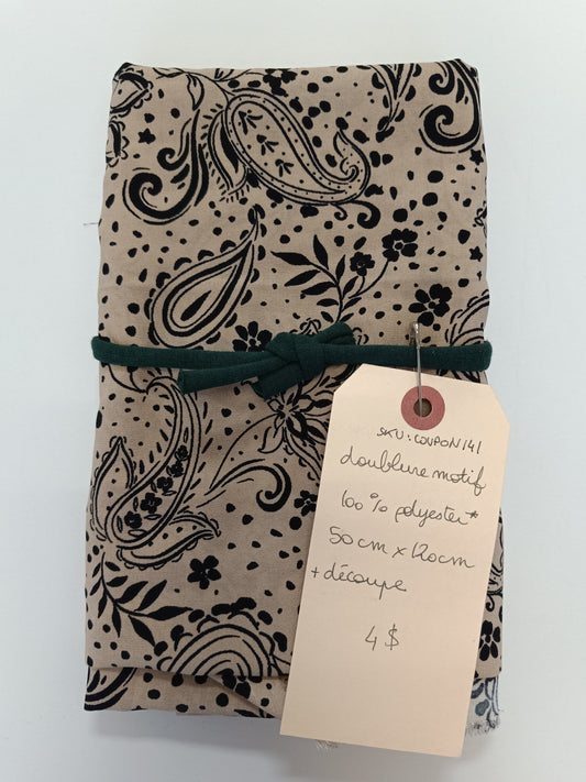 Doublure à motifs - Coupon #141