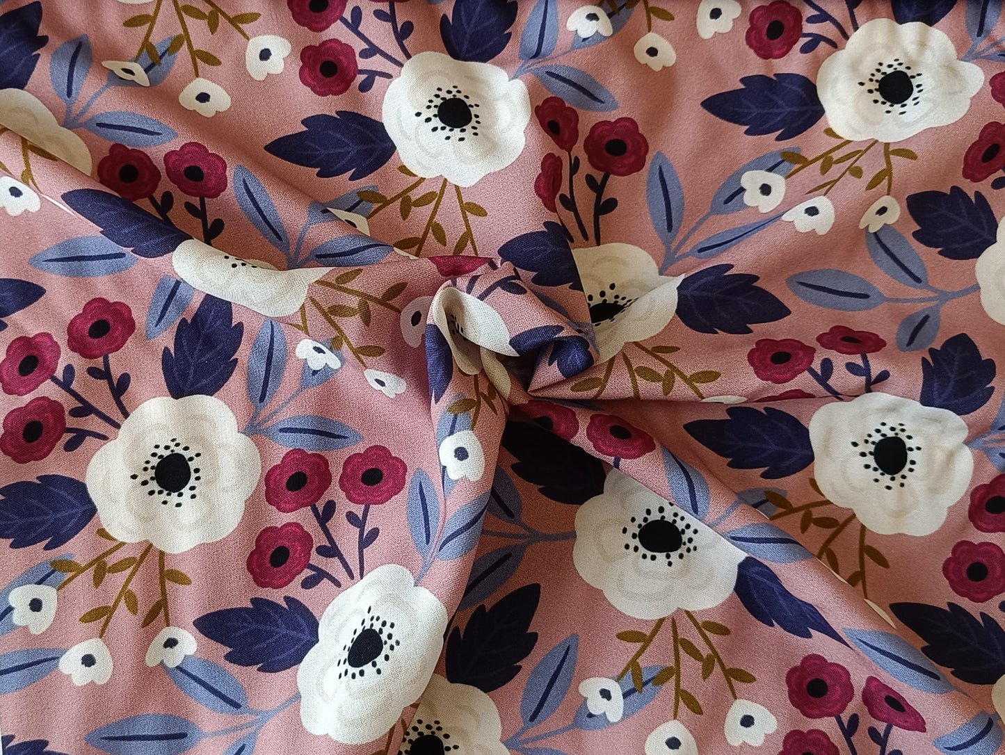 Viscose - Pink Anemone