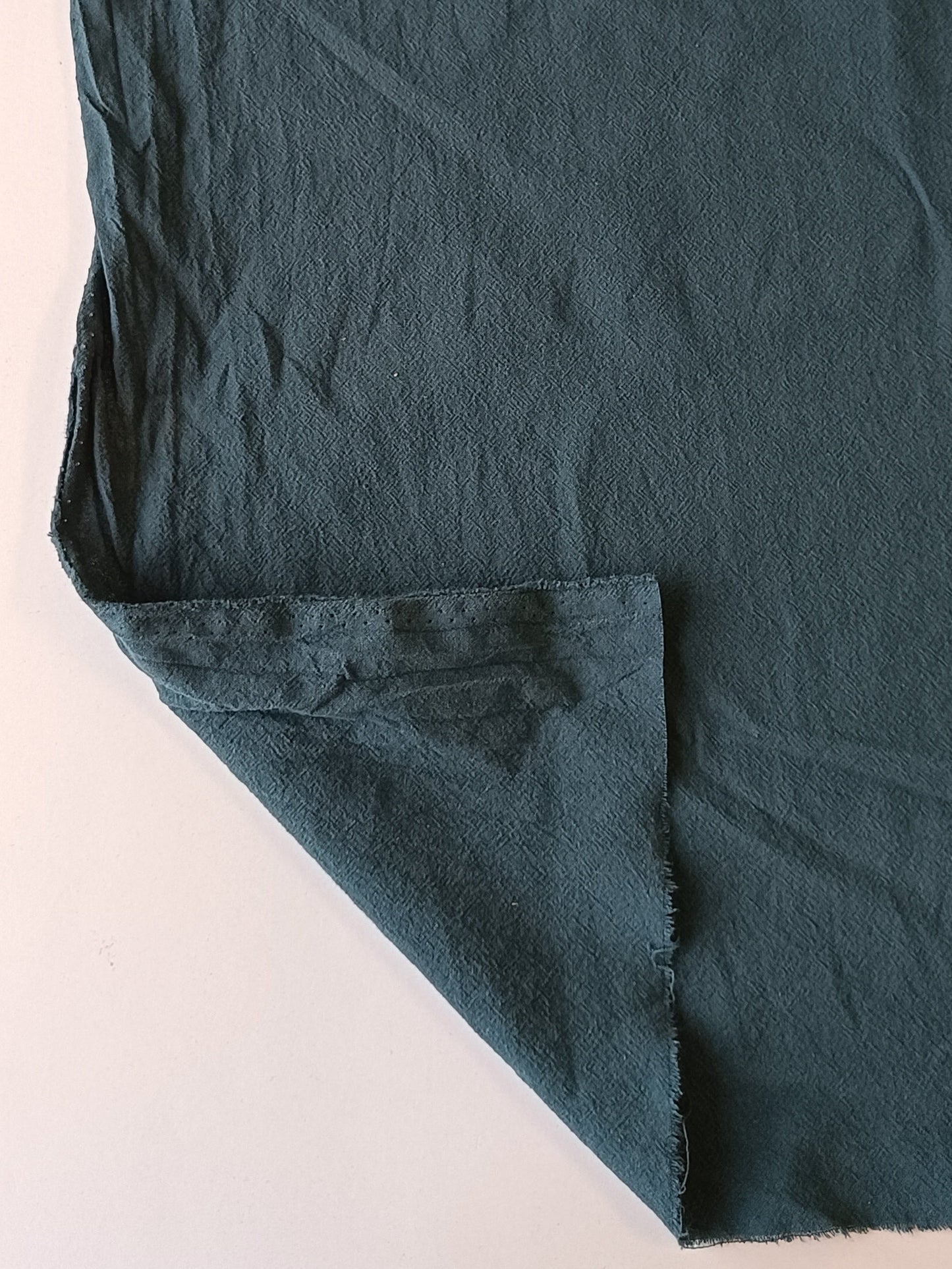 Coton sandwash - Emeraude