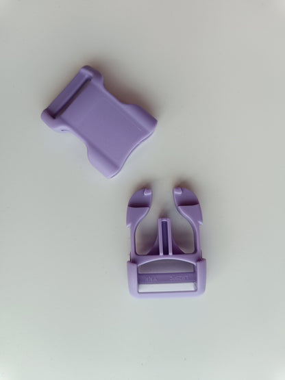 Boucle à clip pour sangle de 25mm - 6 couleurs