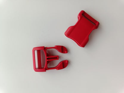 Boucle à clip pour sangle de 25mm - 6 couleurs