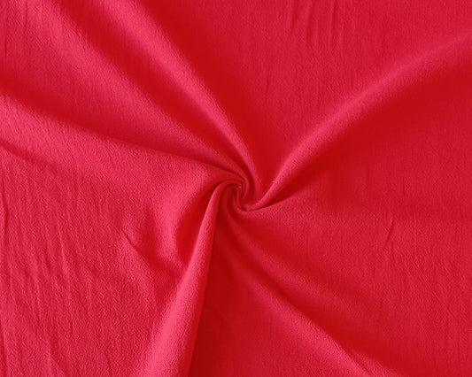 Coton froissé "crumple" - Orange sanguine