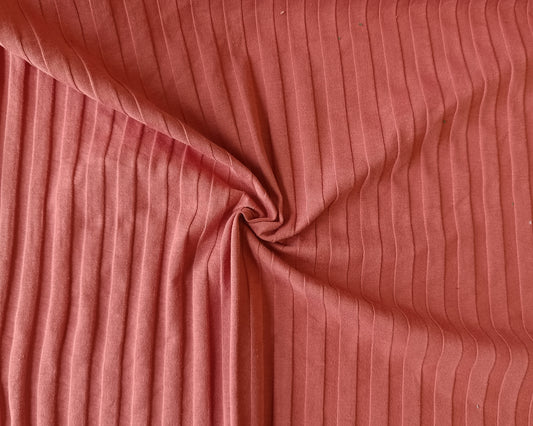 Jersey grosses côtes - Blush