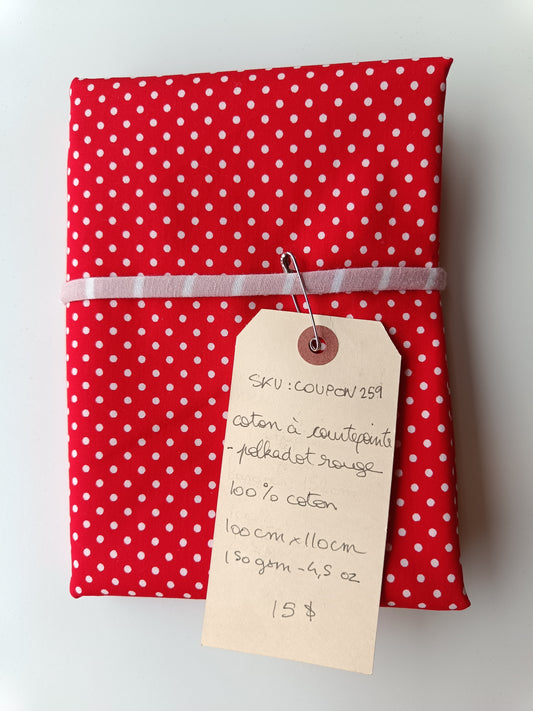 Coton à courtepointe - Coupon #259