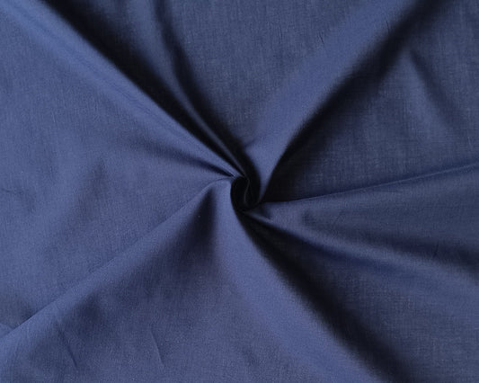 Voile de coton - Bleu marine