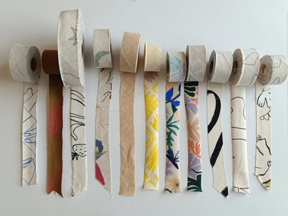 Biais 32mm (non plié) - Motifs