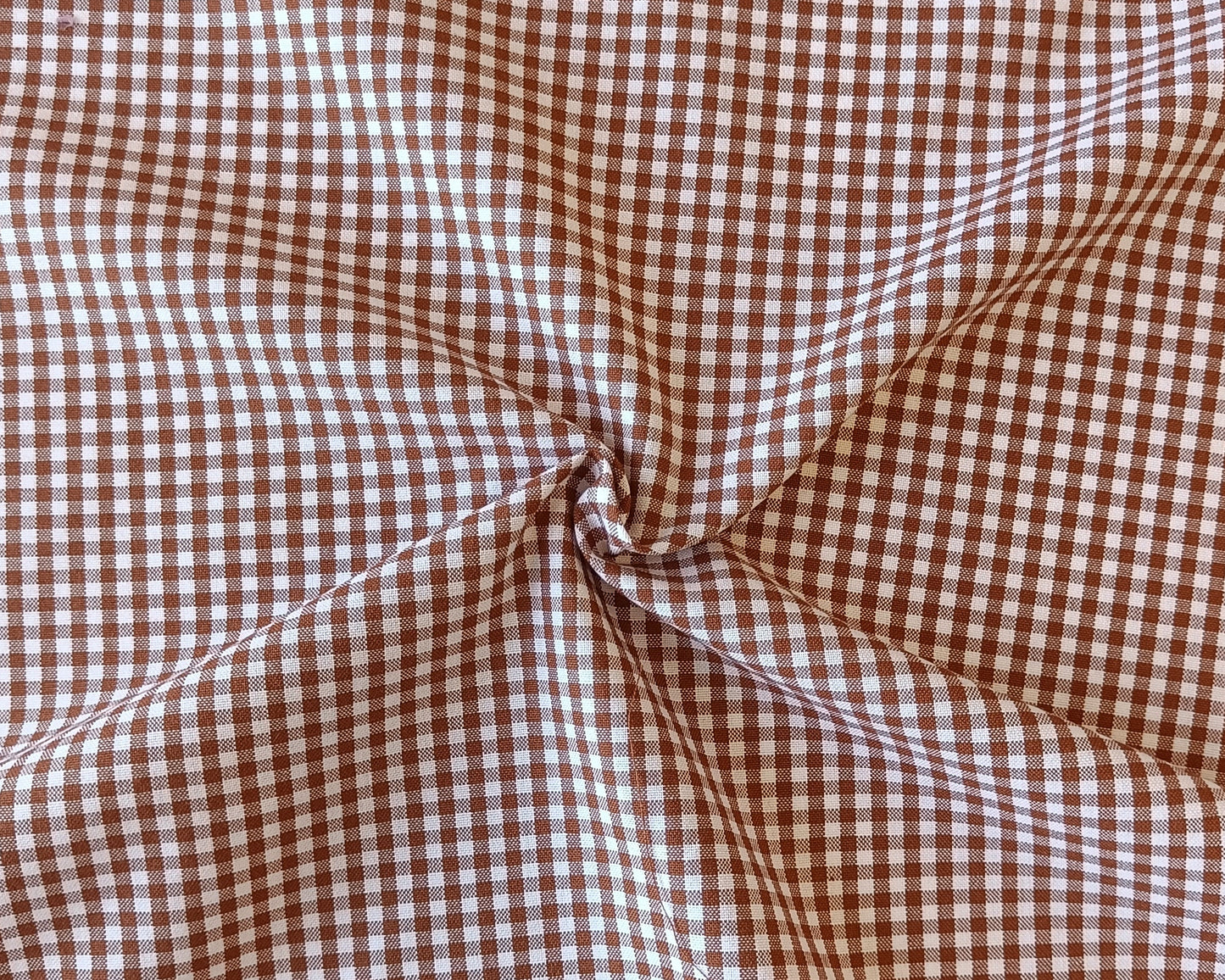Toile de coton - Vichy 1/8" (2 couleurs)