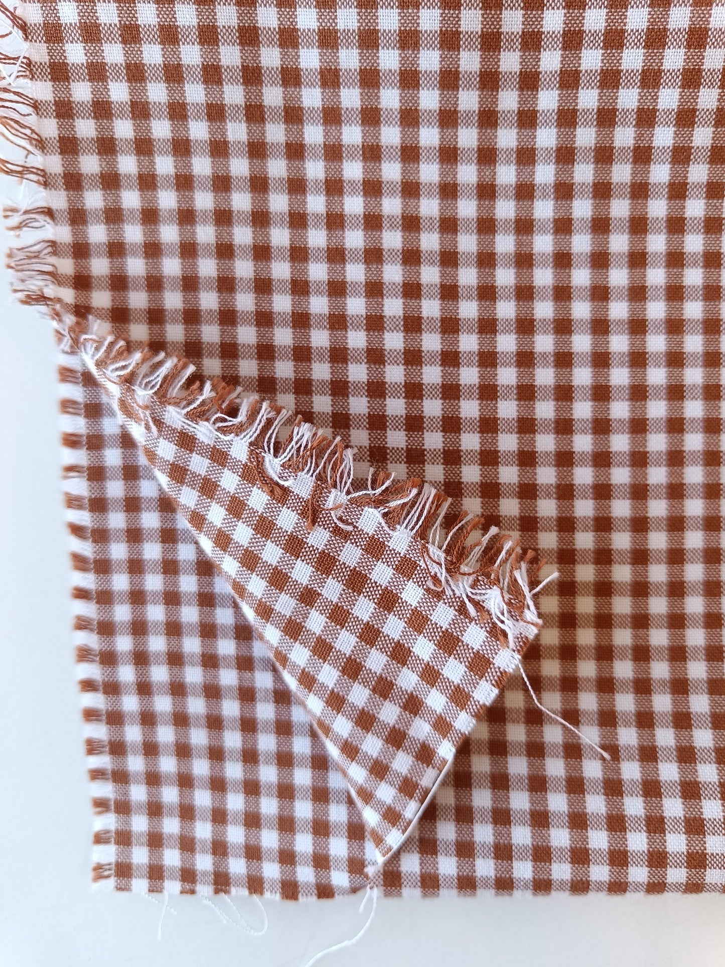 Toile de coton - Vichy 1/8" (2 couleurs)